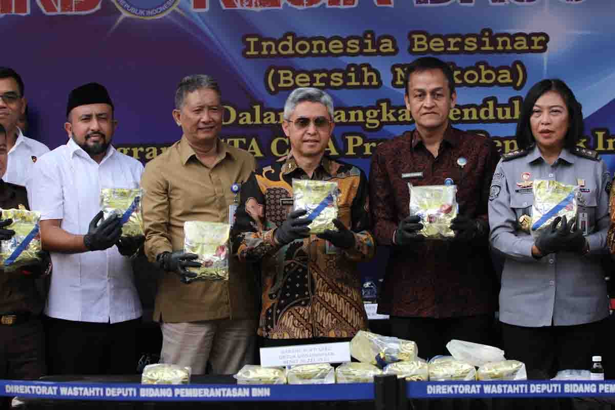 BNN musnahkan 20kg sabu-sabu BNN musnahkan 20kg sabu-sabu