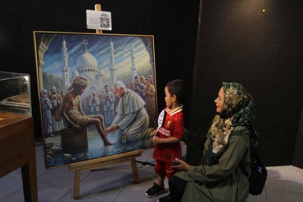 Lukisan tersebut dipajang di Galeri Nasional