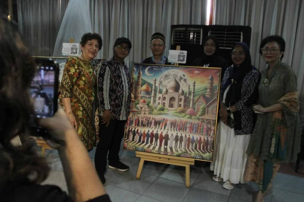 Lukisan tersebut dipajang di Galeri Nasional