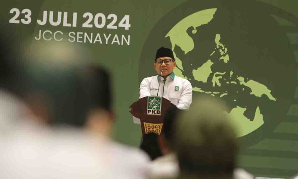 alt="ketua umum PKB Muhaimin Iskandar Gelar Muktamar"