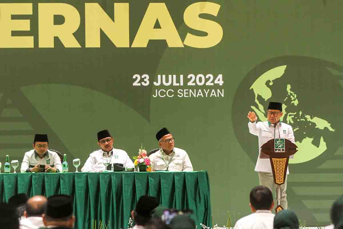 alt="ketua umum PKB Muhaimin Iskandar Gelar Muktamar"