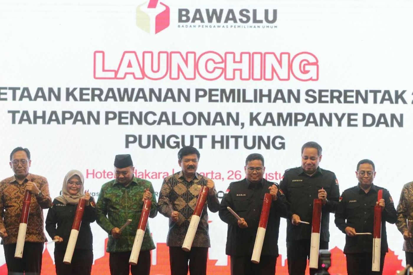 alt="bawaslu luncurkan pemetaan kerawanan pemilu 2024"