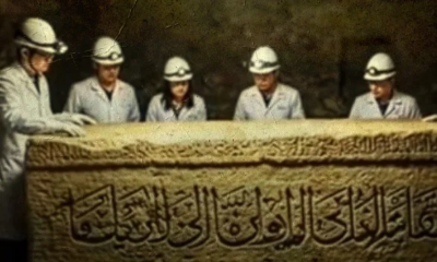 ALT"Tangkapan layar sarkofagus yang disebut-sebut makam Nabi Zulkifli. (Tiktok @tretan.jr)"