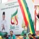 Ratusan mahasiswa dari berbagai universitas di Riau gelar aksi damai di Jalan Jenderal Sudirman, Pekanbaru, menuntut pembebasan rekan mereka dan pengesahan RUU Perampasan Aset