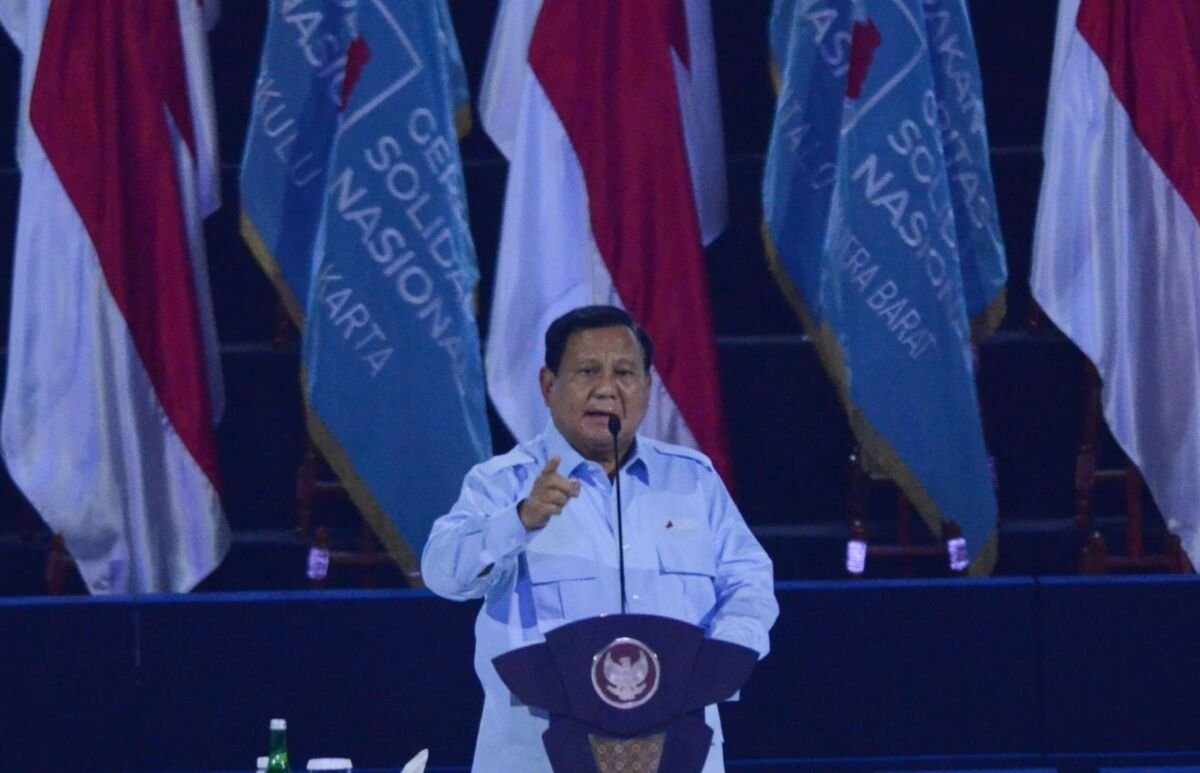 Presiden Prabowo Subianto menyampaikan pernyataan tentang ketahanan pangan Indonesia saat meresmikan ratusan jembatan secara virtual.