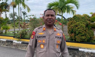 Kasat Polairud Polres Mimika AKP Menase Mawosi Sayori
