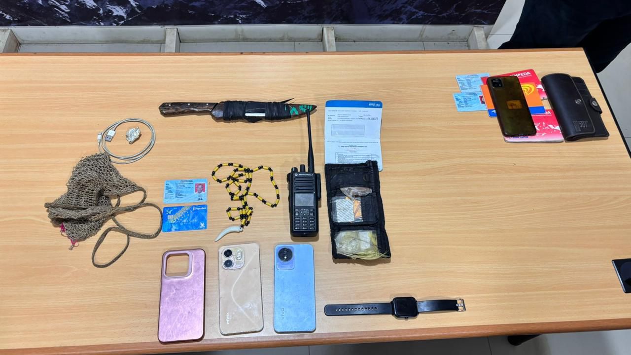 Barang bukti yang diamankan oleh Stgas ODC