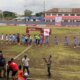 Pertandingan Persipani Paniai melawan Persipuncak Puncak Cartenz pada Liga 4 Papua Tengah di Stadion Wania Imipi Mimika.