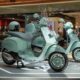 Tiga model Vespa edisi khusus 80th Anniversary dipamerkan dalam peluncuran resmi PT Piaggio Indonesia.