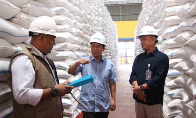 Anggota DPD RI Gus Hilmy bersama Pemimpin Perum Bulog