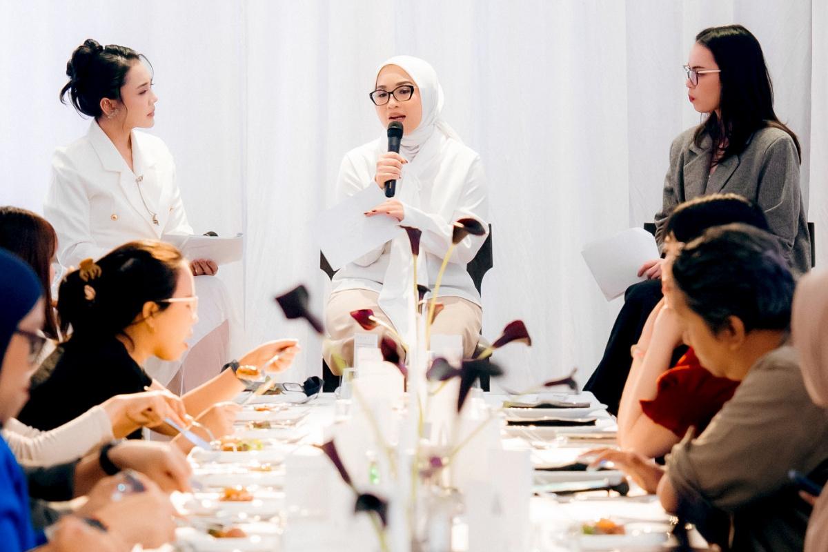Peluncuran Elara Skin Indonesia dengan teknologi EXO3 berbasis Plant Exosome di Jakarta.