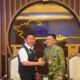 Gubernur Sumsel Herman Deru menerima kunjungan Danlanud Sri Mulyono Herlambang Kolonel Asep Wahyu Wijaya di Palembang.