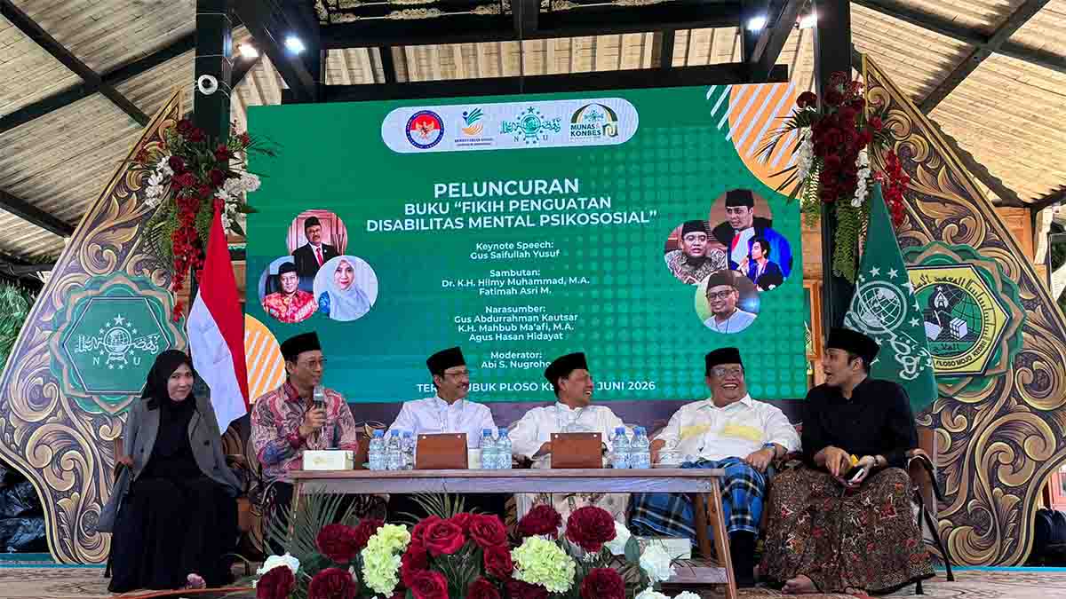 Peluncuran buku Fikih Disabilitas Mental Psikososial oleh PBNU dan KND di Pondok Pesantren Al-Falah