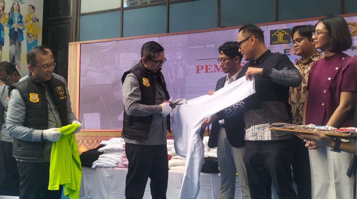 DJKI Musnahkan Barang Bukti Pelanggaran Merek Lacoste Senilai Hampir Rp1 Miliar
