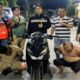 Satreskrim Polres Bengkalis memperlihatkan sepeda motor Honda Beat Street sebagai barang bukti di halaman kantor polisi