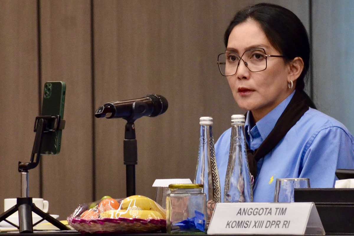 Anggota Komisi XIII DPR dari fraksi PDIP, Rieke Diah Pitaloka. AKTUALITAS.ID/HO-Raiza Andini