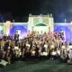 Kafilah Kabupaten Bengkalis mengikuti penutupan MTQ ke-44 tingkat Provinsi Riau di Kuantan Singingi.