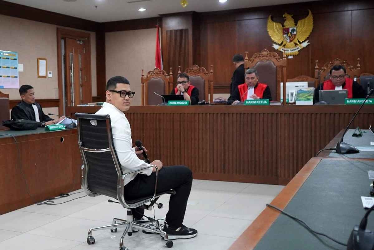 JPU Andri Saputra memberikan tanggapan atas eksepsi penasihat hukum terdakwa Bangun Paulus Turungta dalam perkara dugaan pemerasan.
