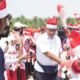 Menteri Lingkungan Hidup Jumhur Hidayat saat melakukan kunjungan Ekspedisi Merah Putih Presisi Polda Riau di Kuala Selat, Provinsi Riau 1